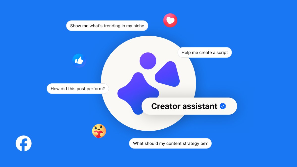 Meta запускает AI‑ассистента для креаторов в Facebook и перевод Reels