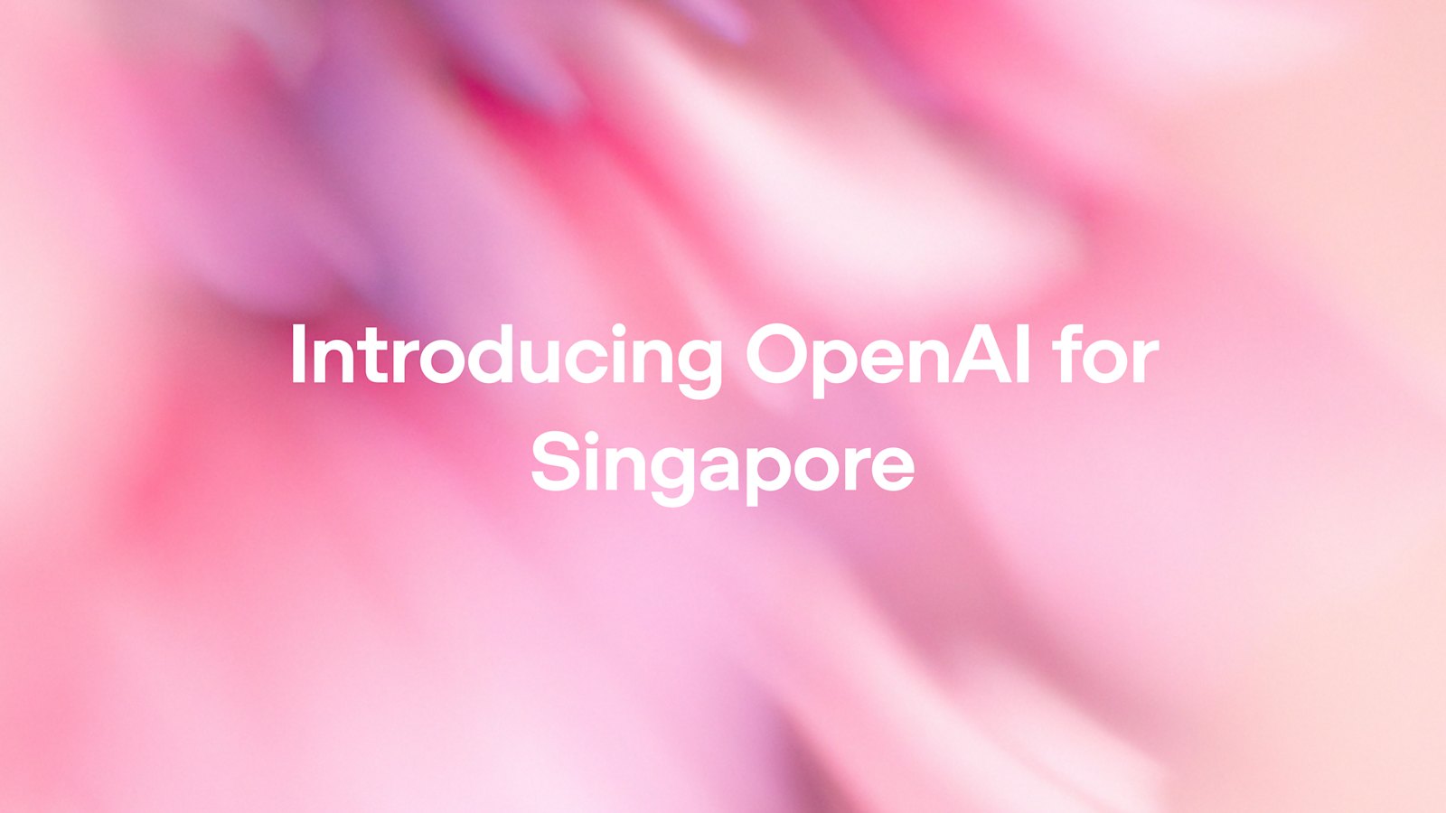 OpenAI для Сингапура: Applied AI Lab, 200+ техролей и вклад в национальную AI-стратегии