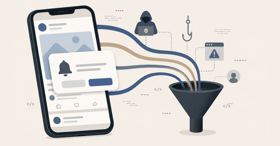 Sniper Dz: Scammers Target MENA Users via Fake Facebook Accounts and Browser Notifications