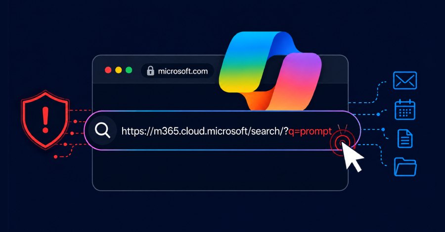 One-click vulnerability in Microsoft 365 Copilot: email, file and MFA-code leakage (SearchLeak)