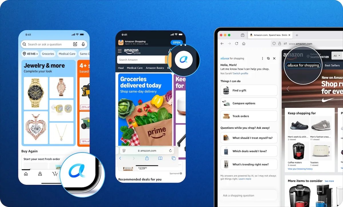 Amazon запустил «Alexa for Shopping» — персональный ИИ‑ассистент для покупок (замена Rufus)
