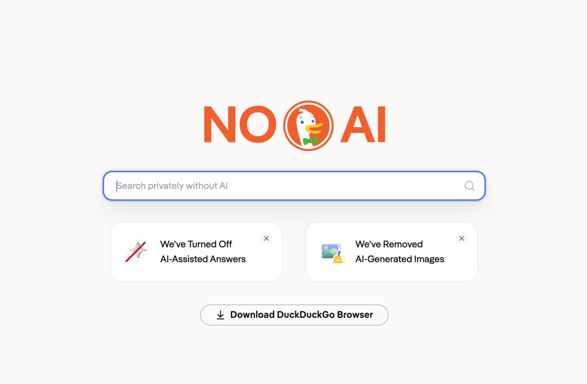 Установки DuckDuckGo растут: пользователи отвергают навязанный Google ИИ